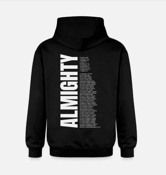 Sweat à Capuche "ALMIGHTY" – L’alchimie parfaite entre esprit, style et science